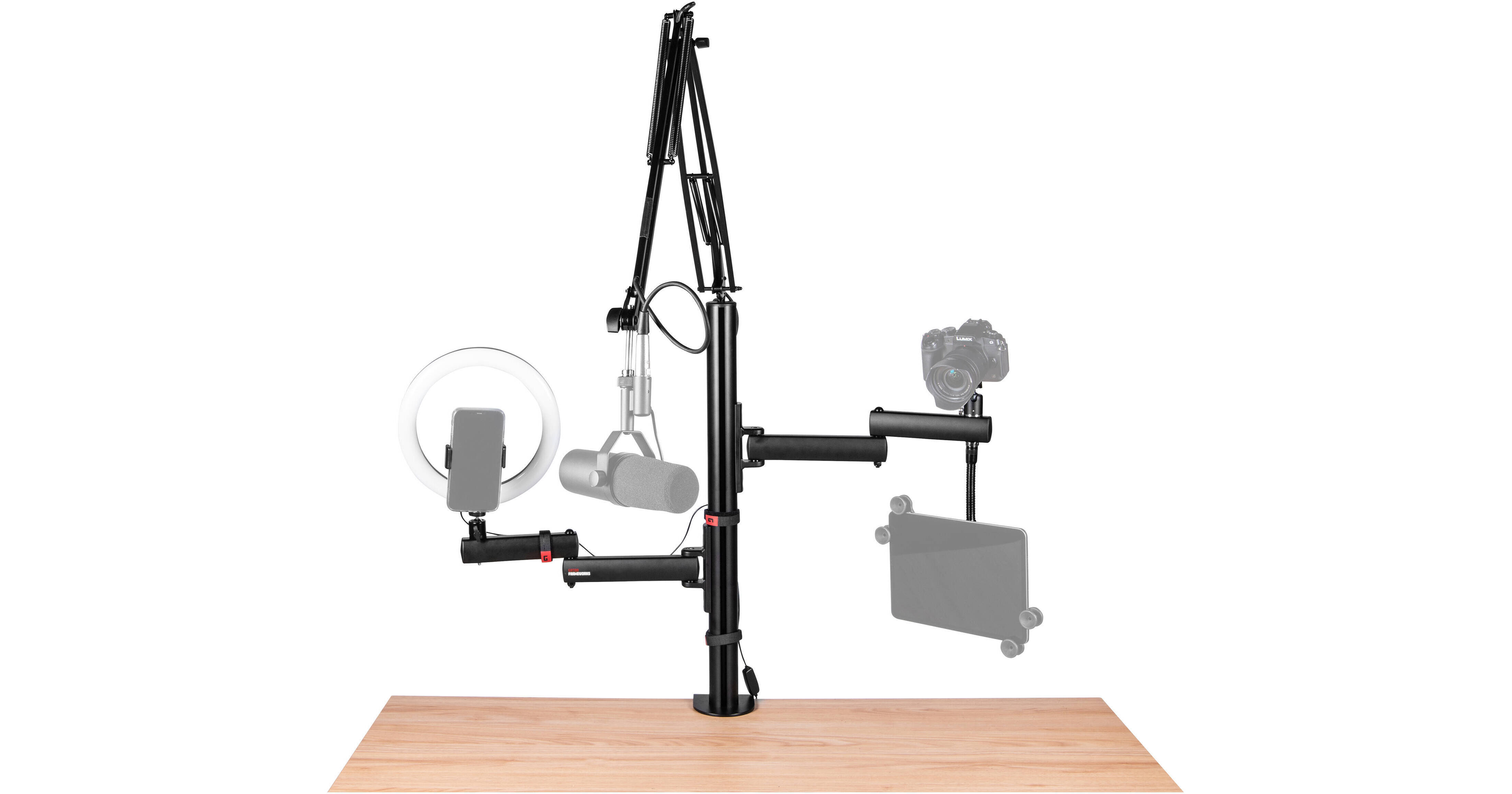 thumbnail image 2 of Gator Frameworks 41-inch Crossbar For Content Creator Tree System - Expand Your Setup 2 of 5