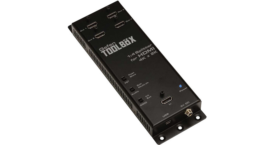 その他 Gefen Ultra HD 4K 1:4 HDMI Splitter Gefen Ultra HD 4K 1:4 HDMI Splitter (Black) GTB-HD4K2K-144-BLK