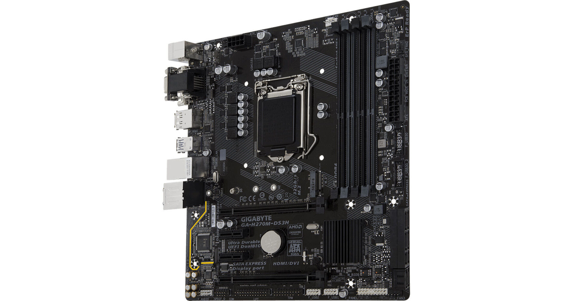 Gigabyte GA-H270M-DS3H Intel H270 Micro ATX GAH270MDS3H B&H