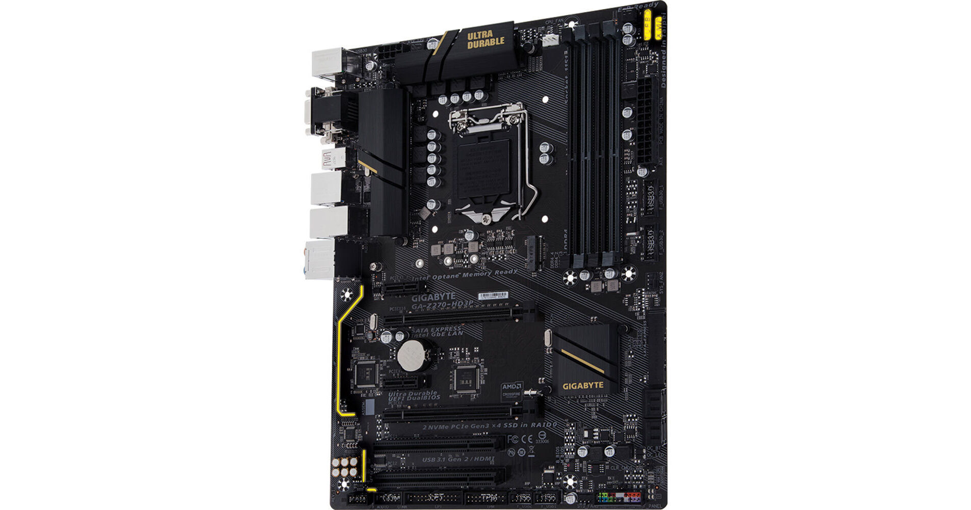 Gigabyte GA-Z270-HD3P LGA 1151 ATX Motherboard GAZ270HD3P B&H