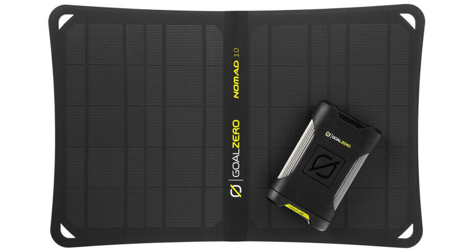 GOAL ZERO Venture 35 Solar Kit with Nomad 10 41060 B&H Photo