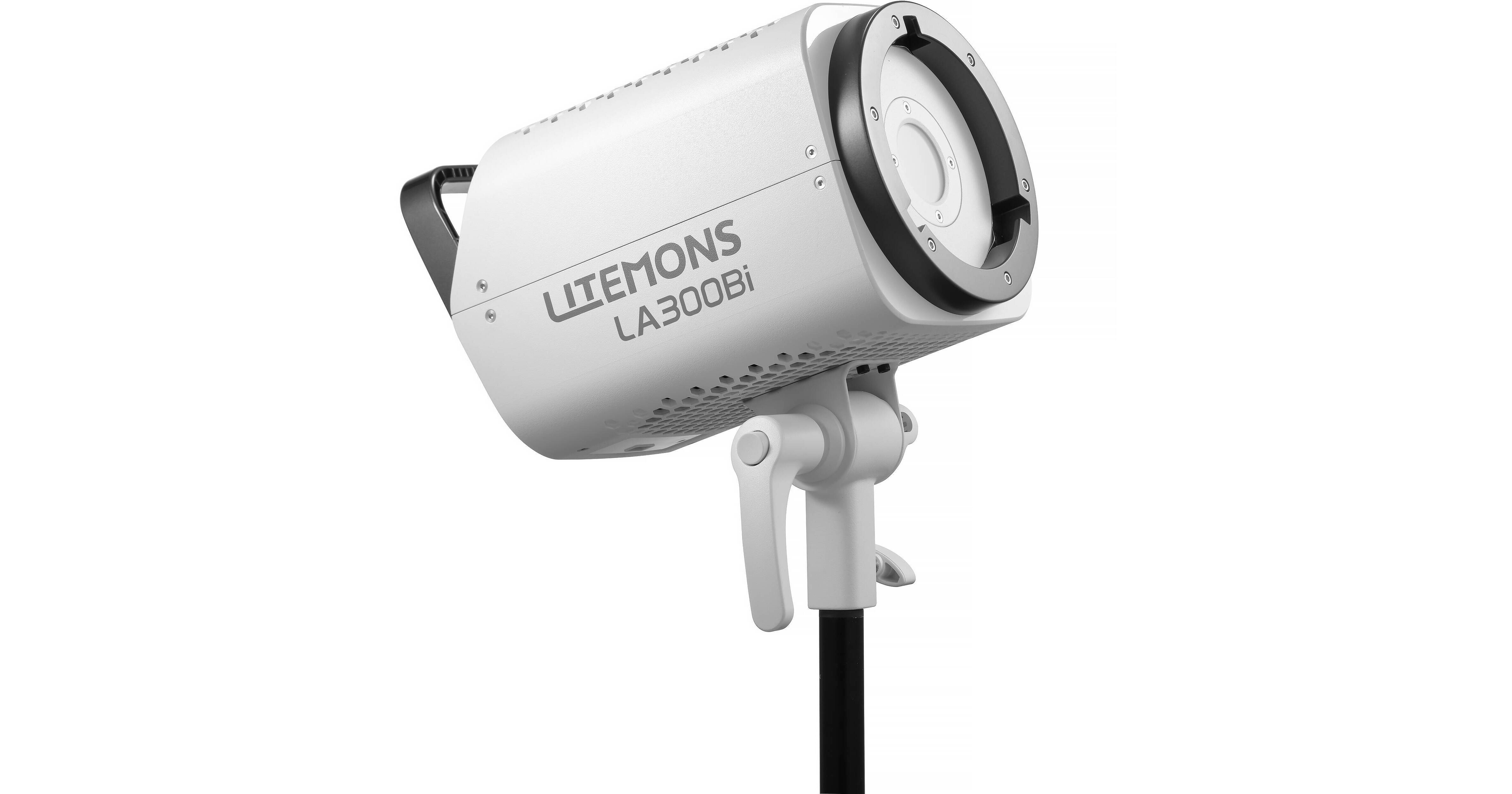 Litemons LA300Bi LED 300W Bi-Color CCT 2800-6500K Con Supporto Bowens E App Control