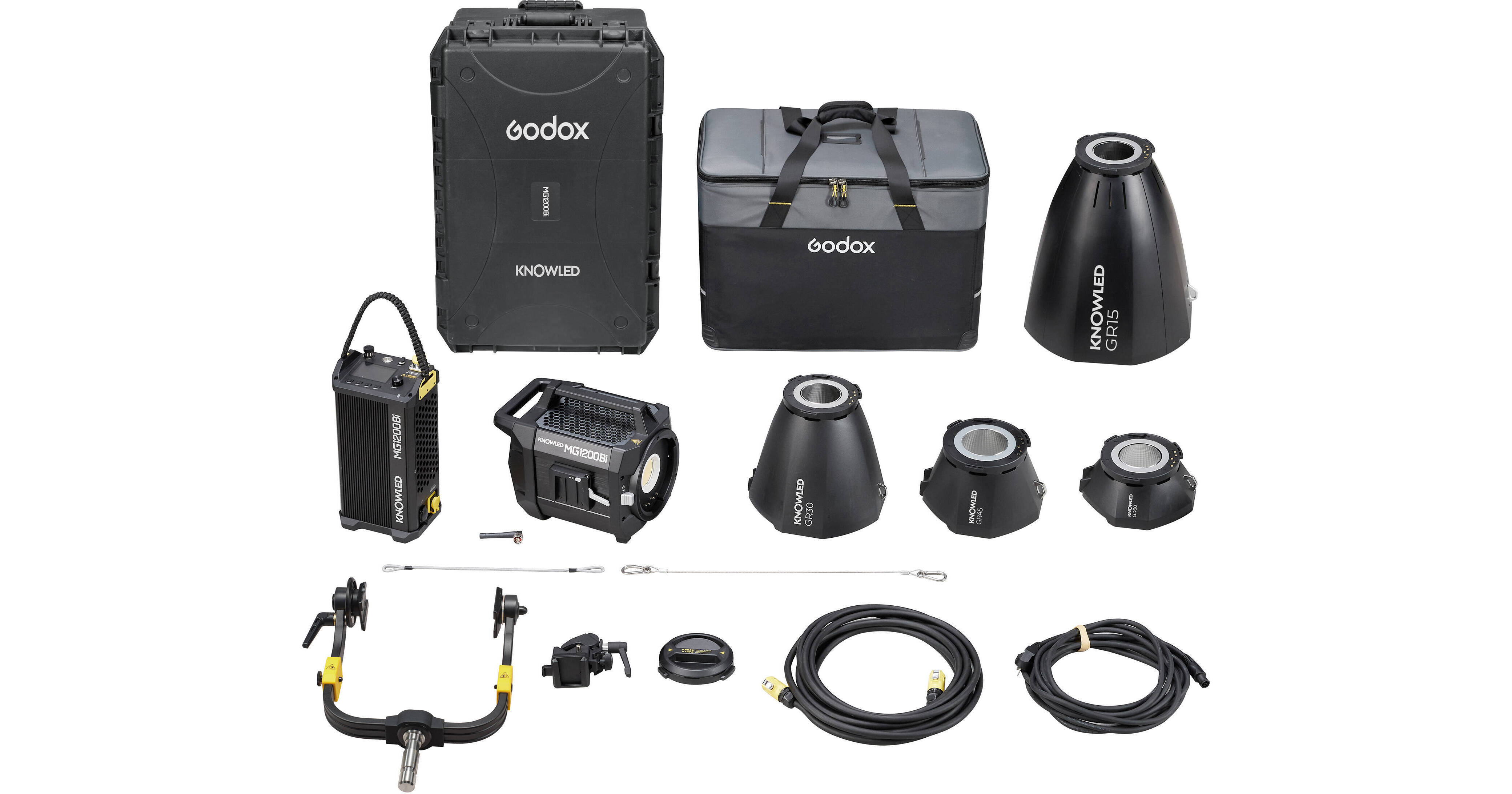 Godox KNOWLED MG1200Bi Bi-Color LED Monolight with 4 MG1200BI K3