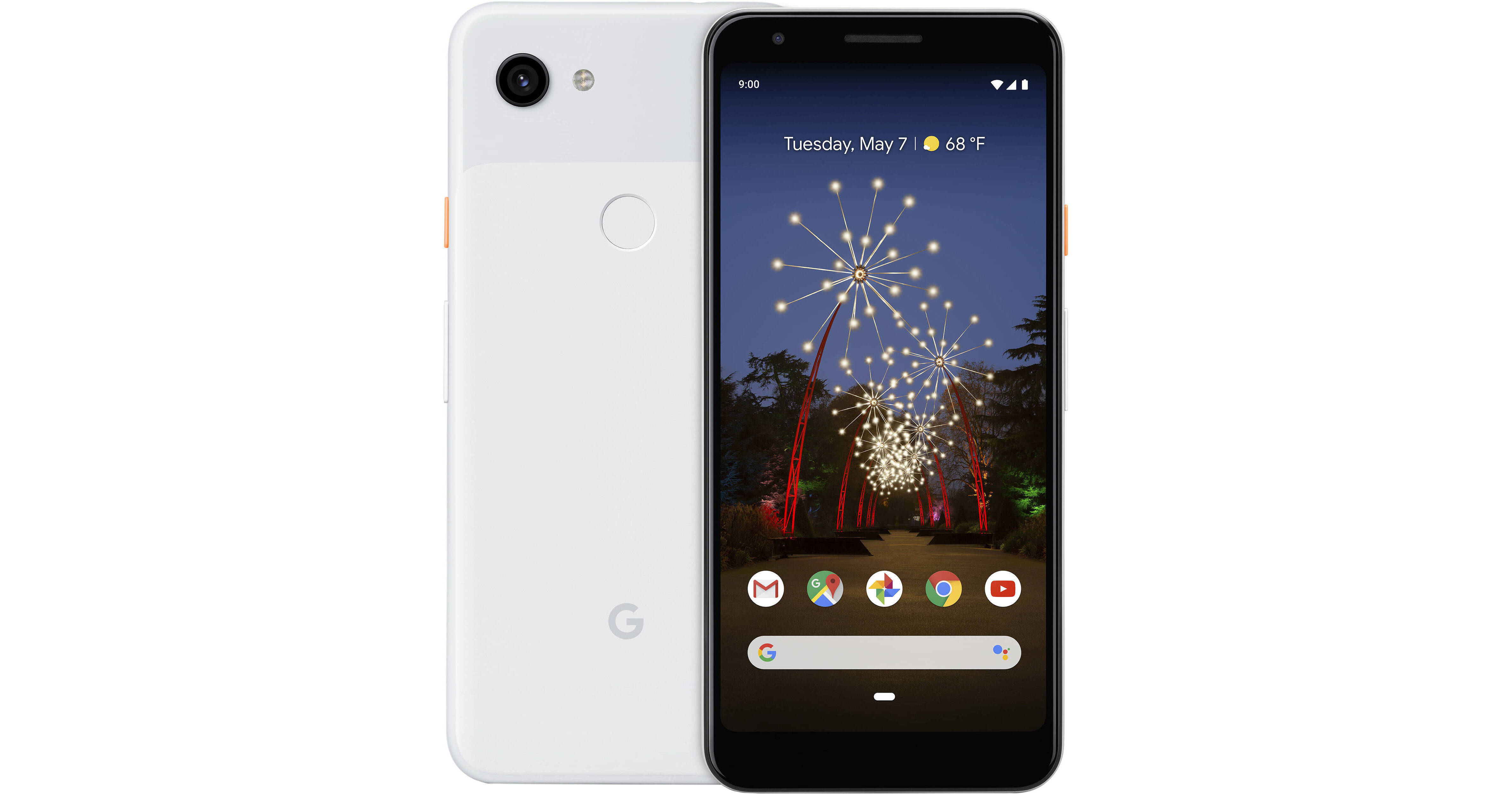 Google Pixel 3a XL Smartphone (Unlocked, Clearly White)