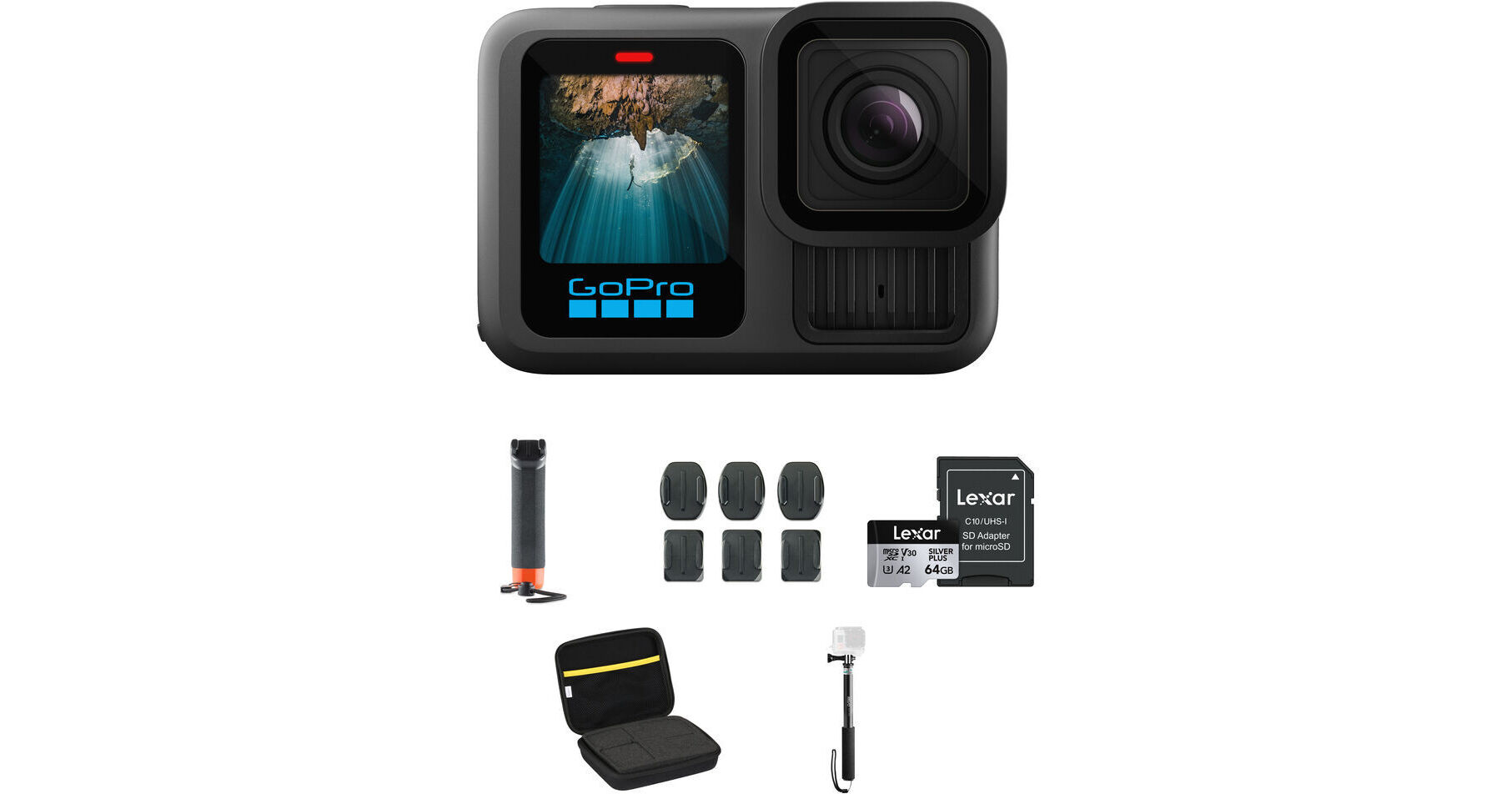 GoPro HERO13 BLACK/HAND GRIP AND ACCESSORIES B&H Photo Video