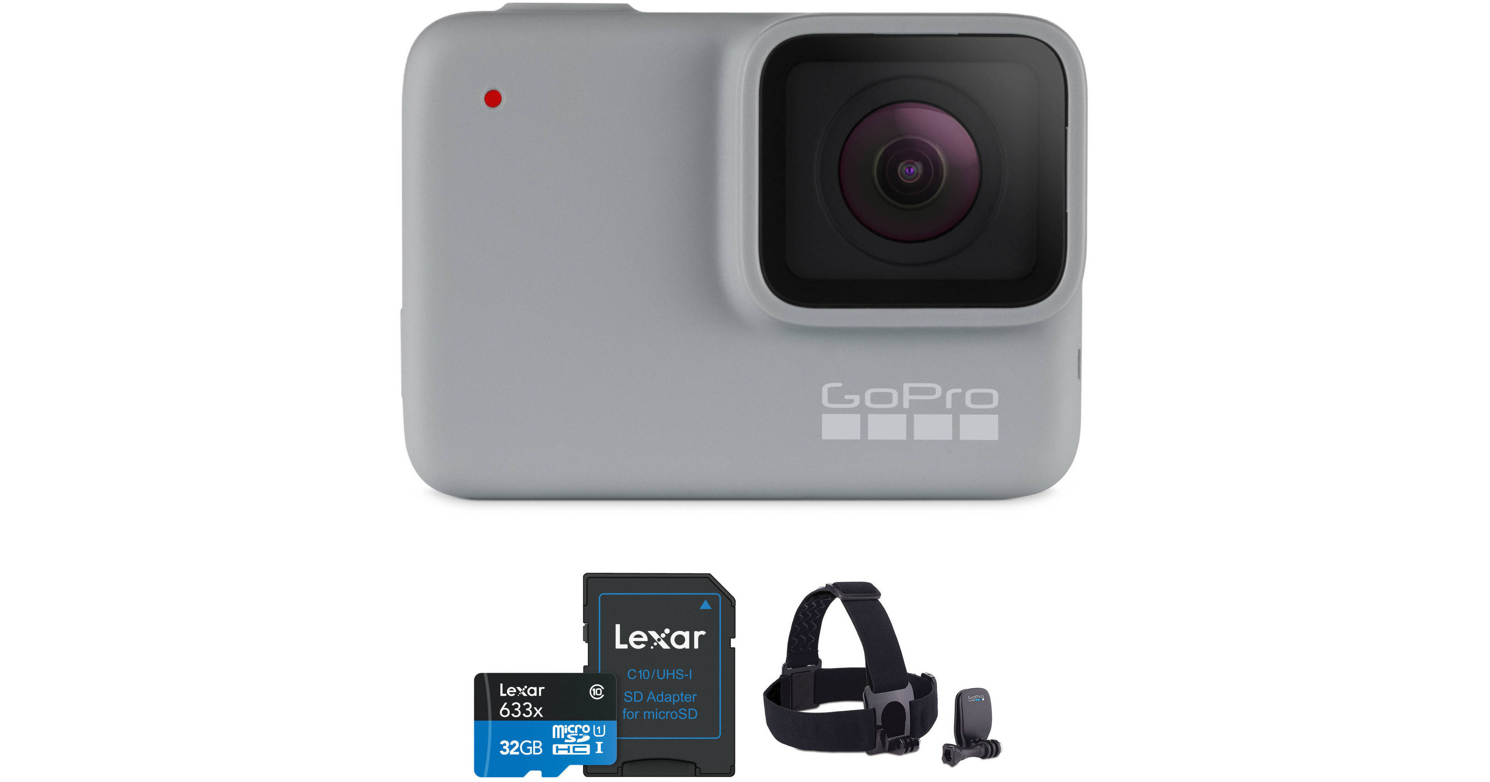 GoPro HERO7 White Kit with Head Strap and 32GB Card B&H Photo GoPro HERO7 White Kit with Head Strap and 32GB Card B&H Photo