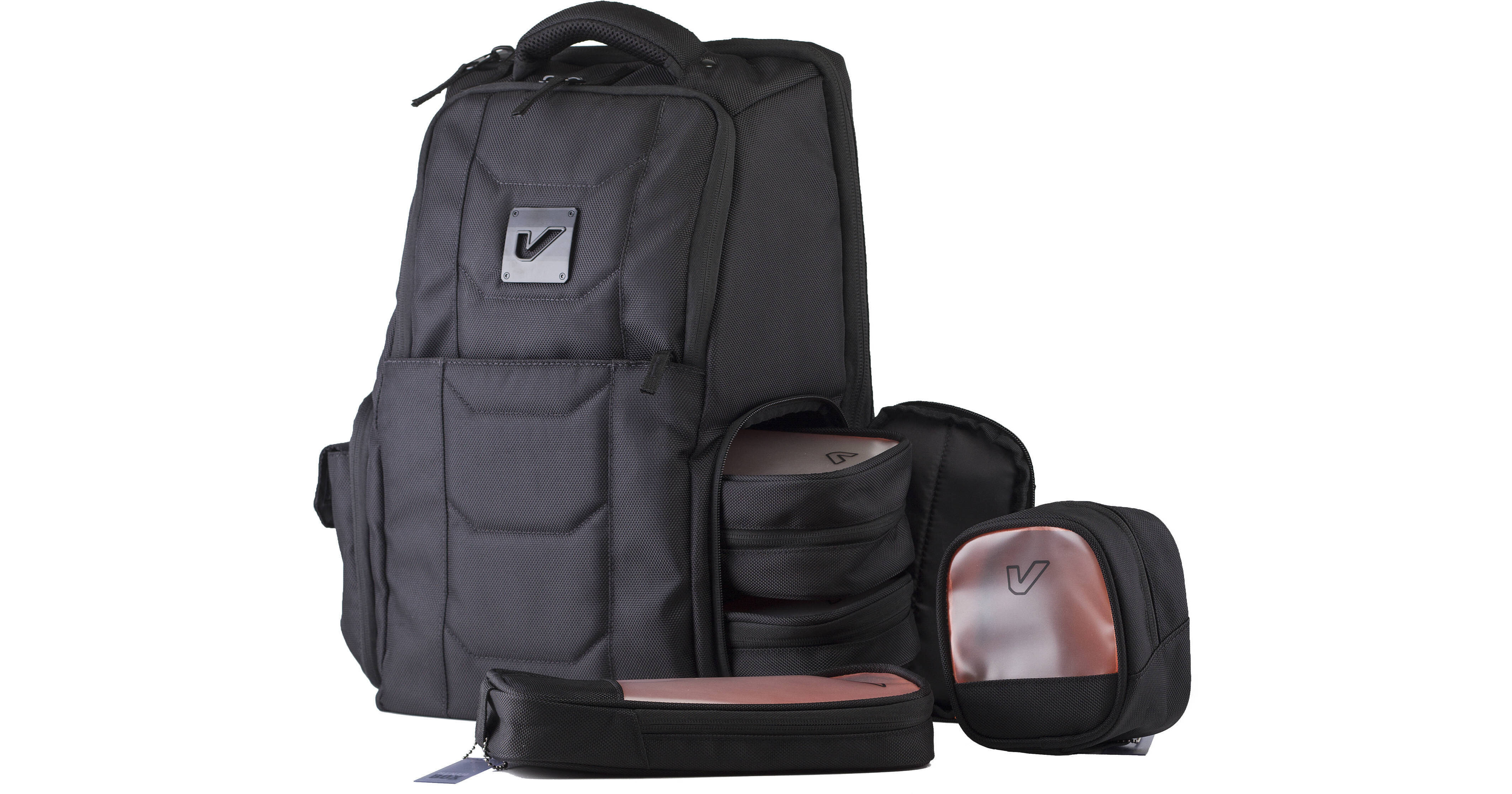 Gruv Gear Club Bag Flight-Smart Tech Backpack VENUEBAG02-BLK-B1