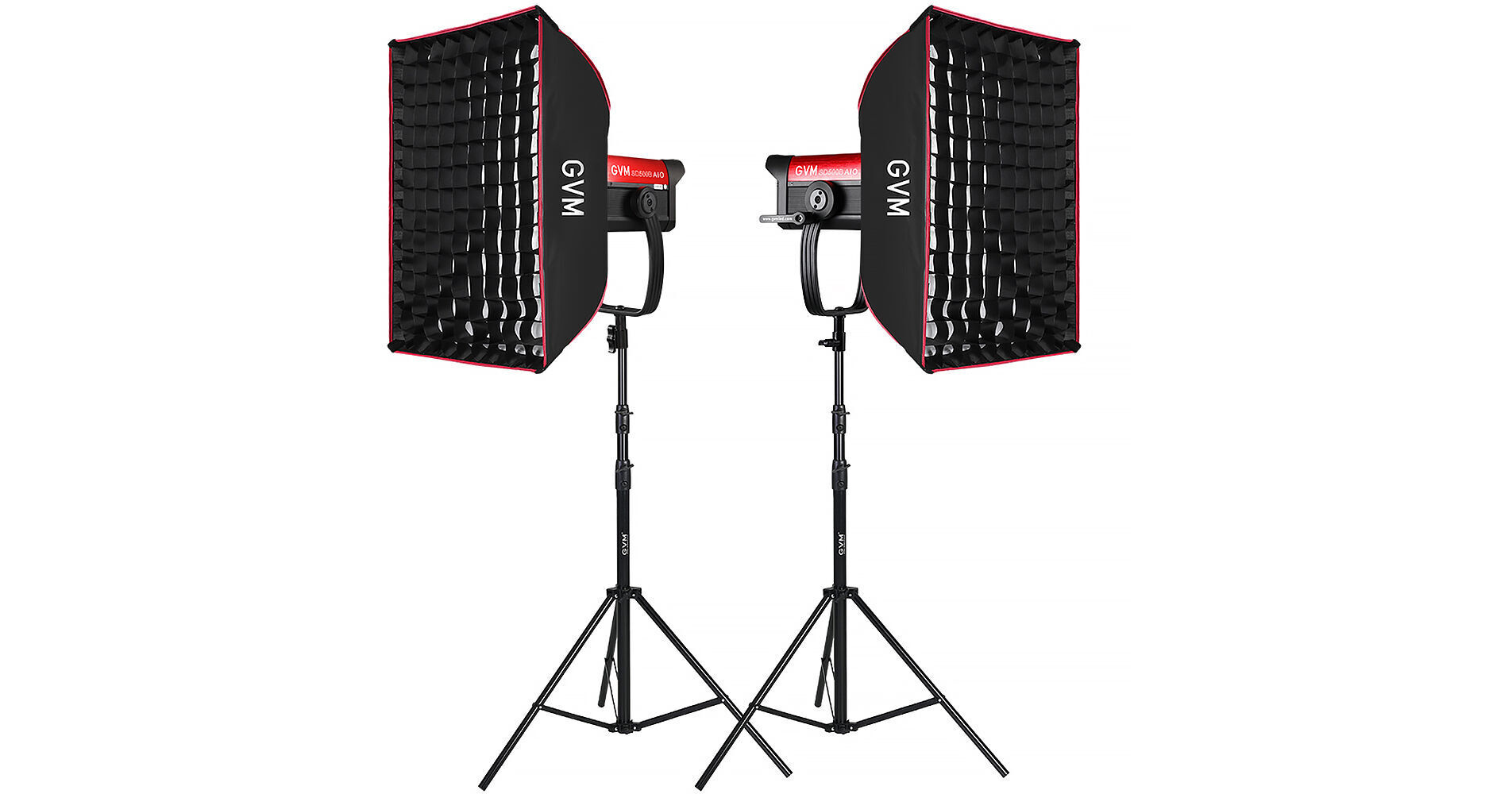GVM SD500B AIO Bi-Color LED Monolight (2-Light Kit) AIO500B2LKIT