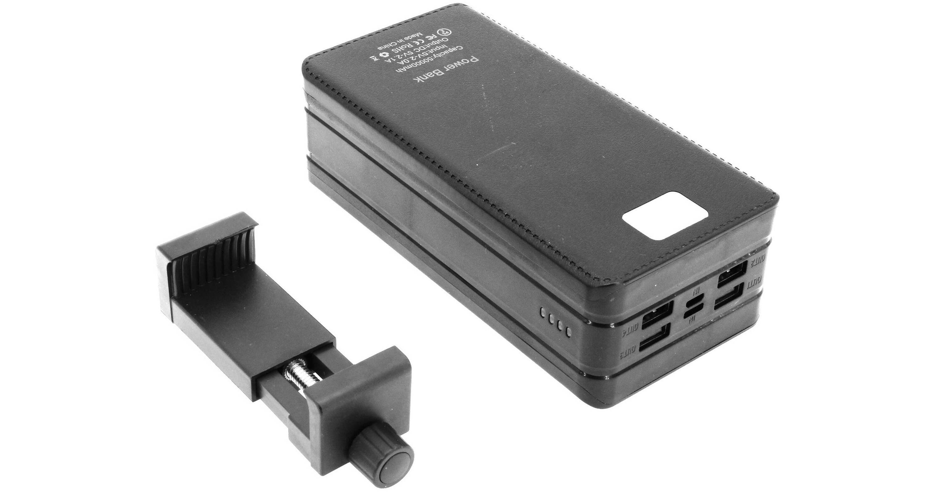 GyroVu 50,000mAh Power Bank with Built-In Solar GV-PB-501M B&H