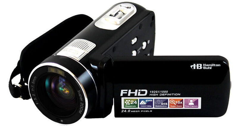 HamiltonBuhl ActionPro 30MP Full HD Digital Camcorder HDV17BK