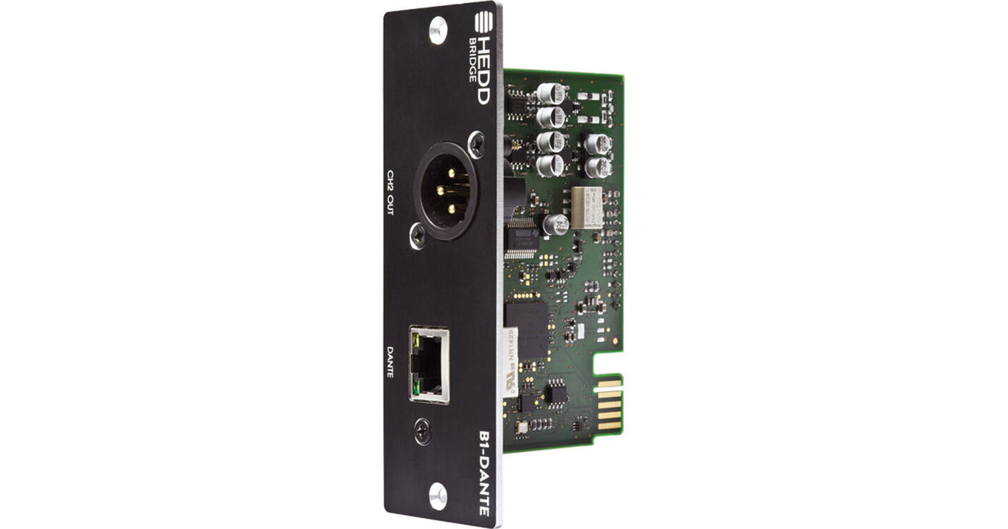 HEDD Dante 2-Channel Bridge Module for Select B1-DANTE CARD B&H