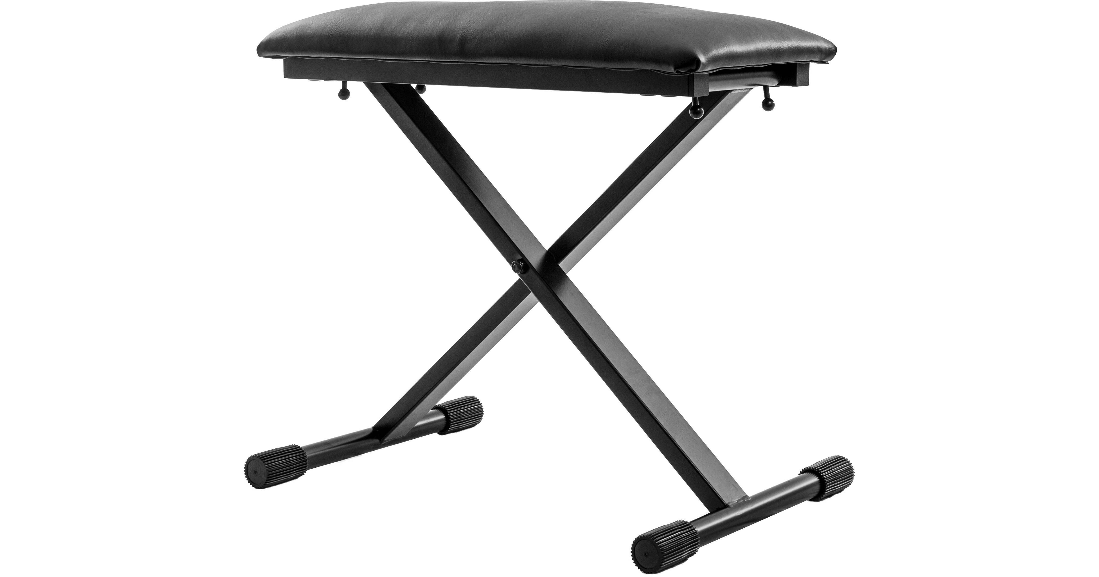 HERCULES Stands Standard X-Style Keyboard Bench NKB-5404 B&H