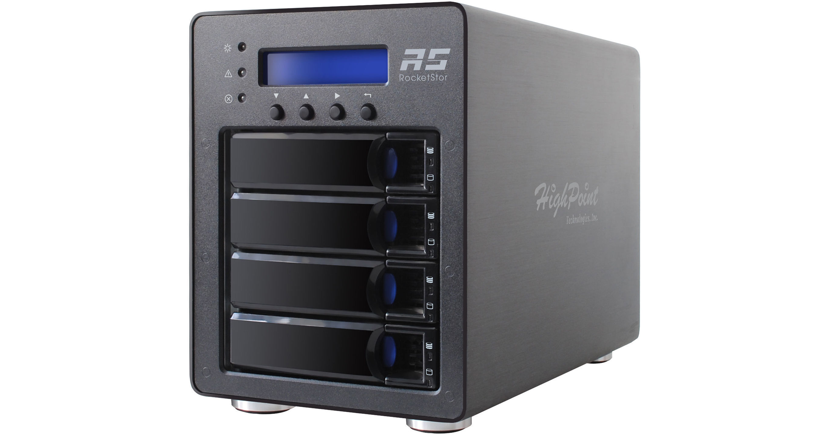 HighPoint RocketStor 6124V 4-Bay USB 3.1 Gen 2 RAID RS6124V B&H