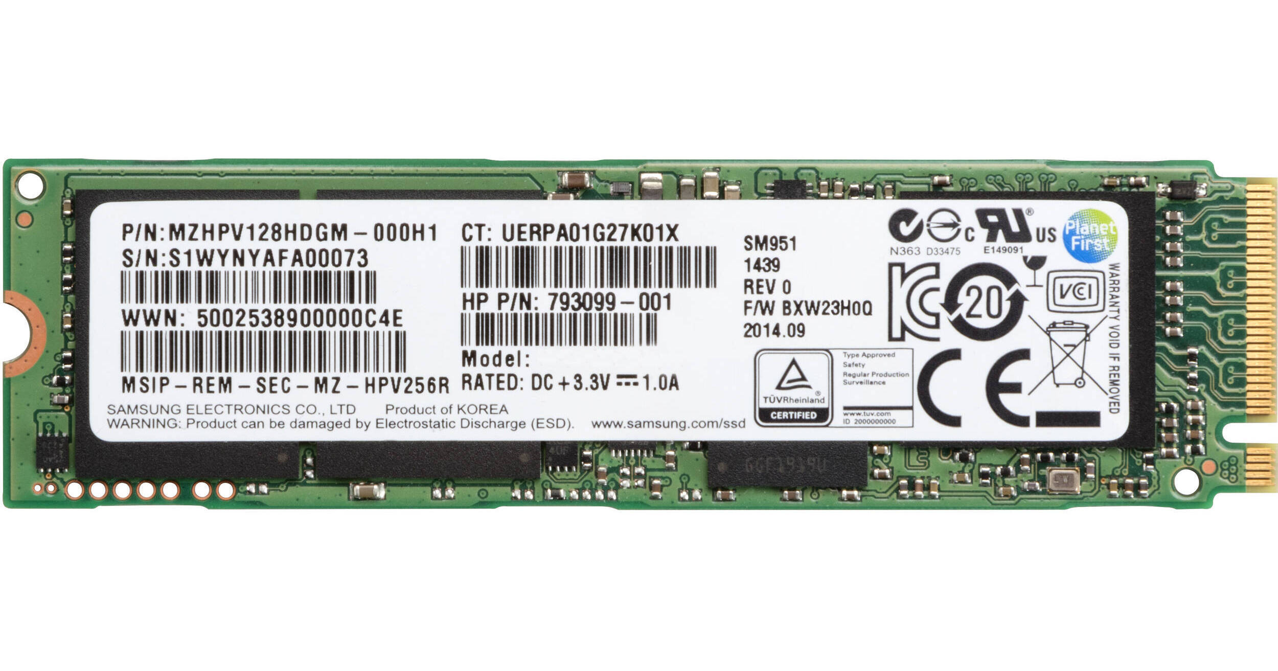 HP 512GB Z Turbo Drive TLC G4 M.2 Internal SSD 1PD54AA B&H Photo