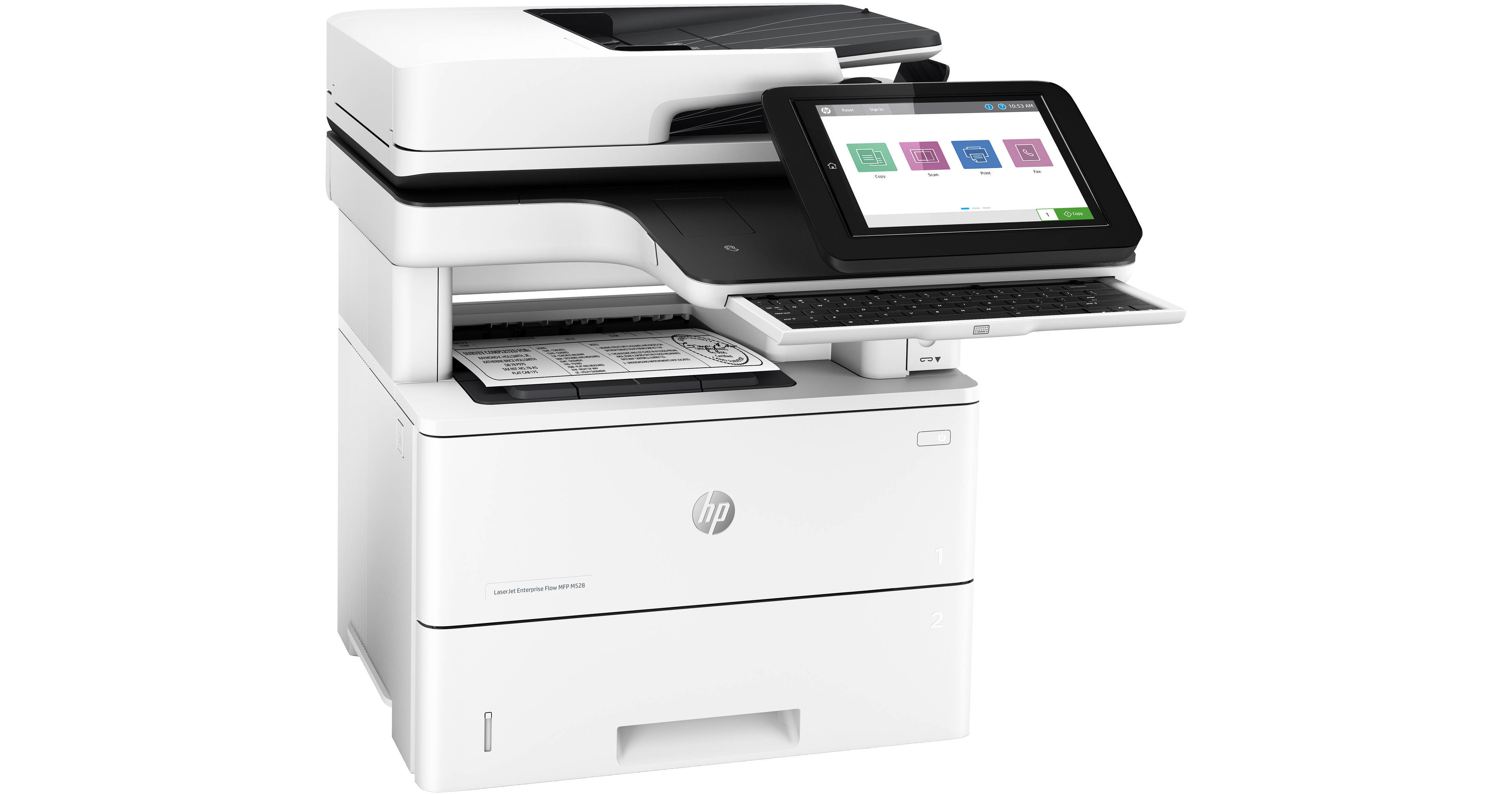 HP LaserJet Enterprise Flow MFP M528z Monochrome 1PV67A#BGJ B&H