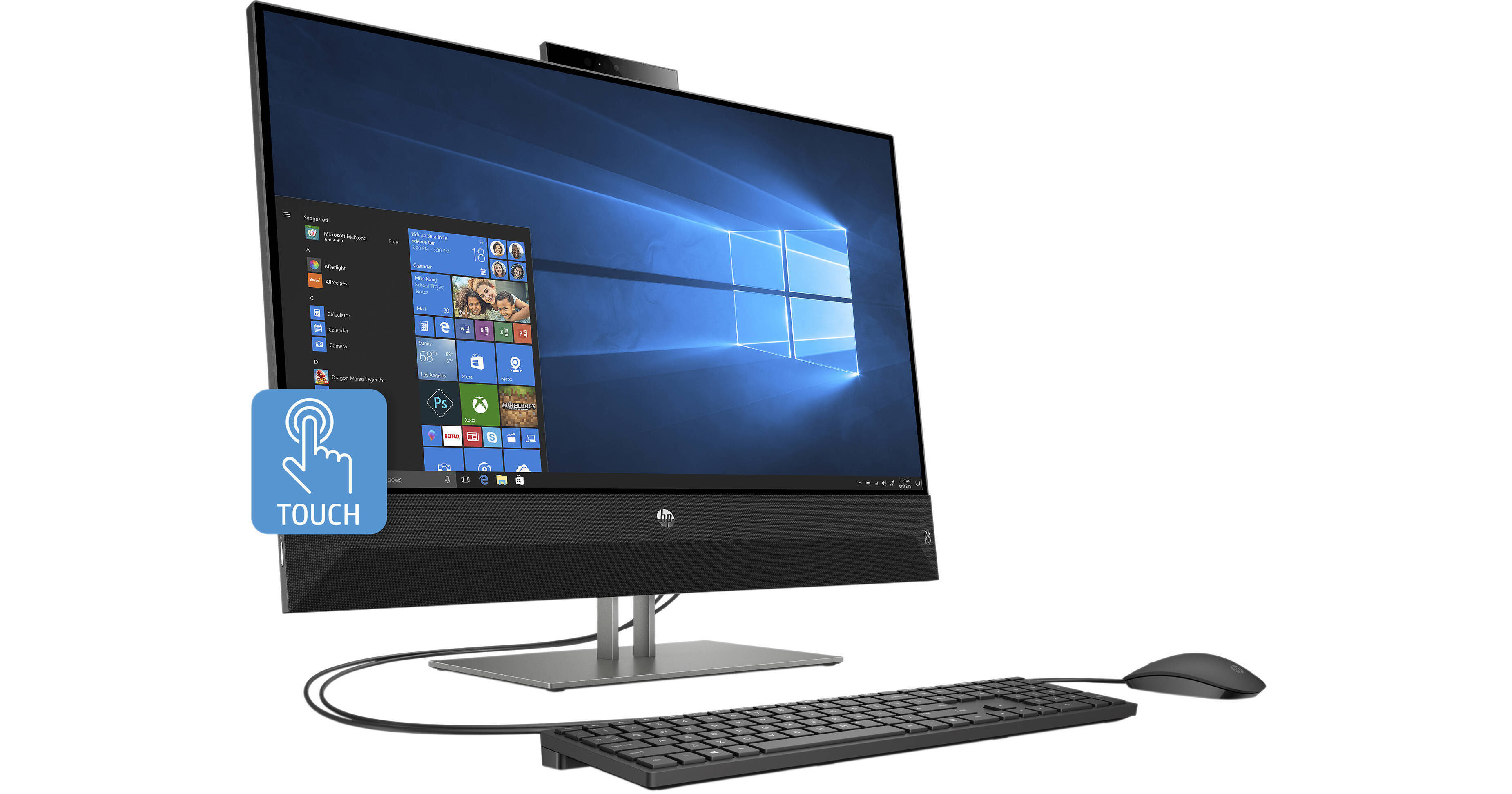 HP Pavilion AIO 27-xa0091jpタッチ付2024オフィス付 HP 27