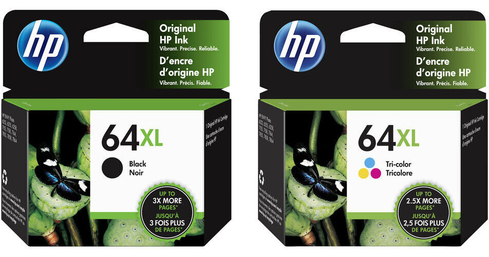 Hp Ink Colorrs HP 64XL High-Yield 4-Color Ink Cartridge Kit B&H Photo Video