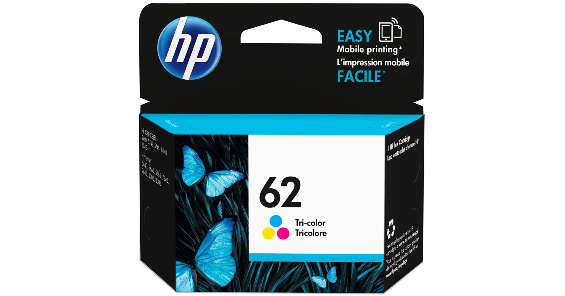 Hp Ink 62 Color HP 62 Tri-Color Ink Cartridge C2P06AN#140 B&H Photo Video