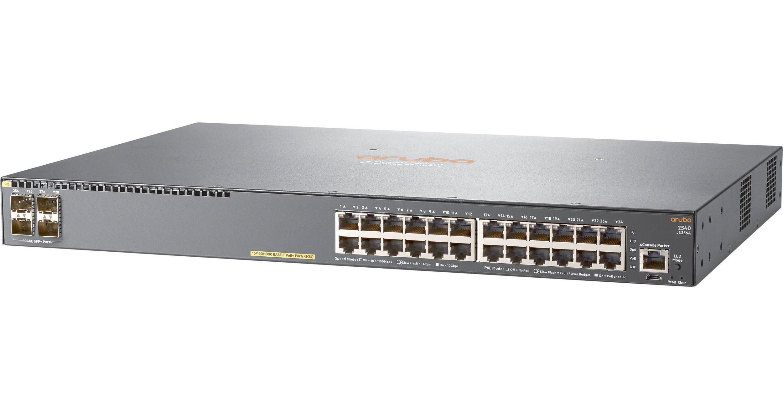HP JL356A Aruba IOT Ready 2540 24-Port PoE+ Gigabit JL356A B&H
