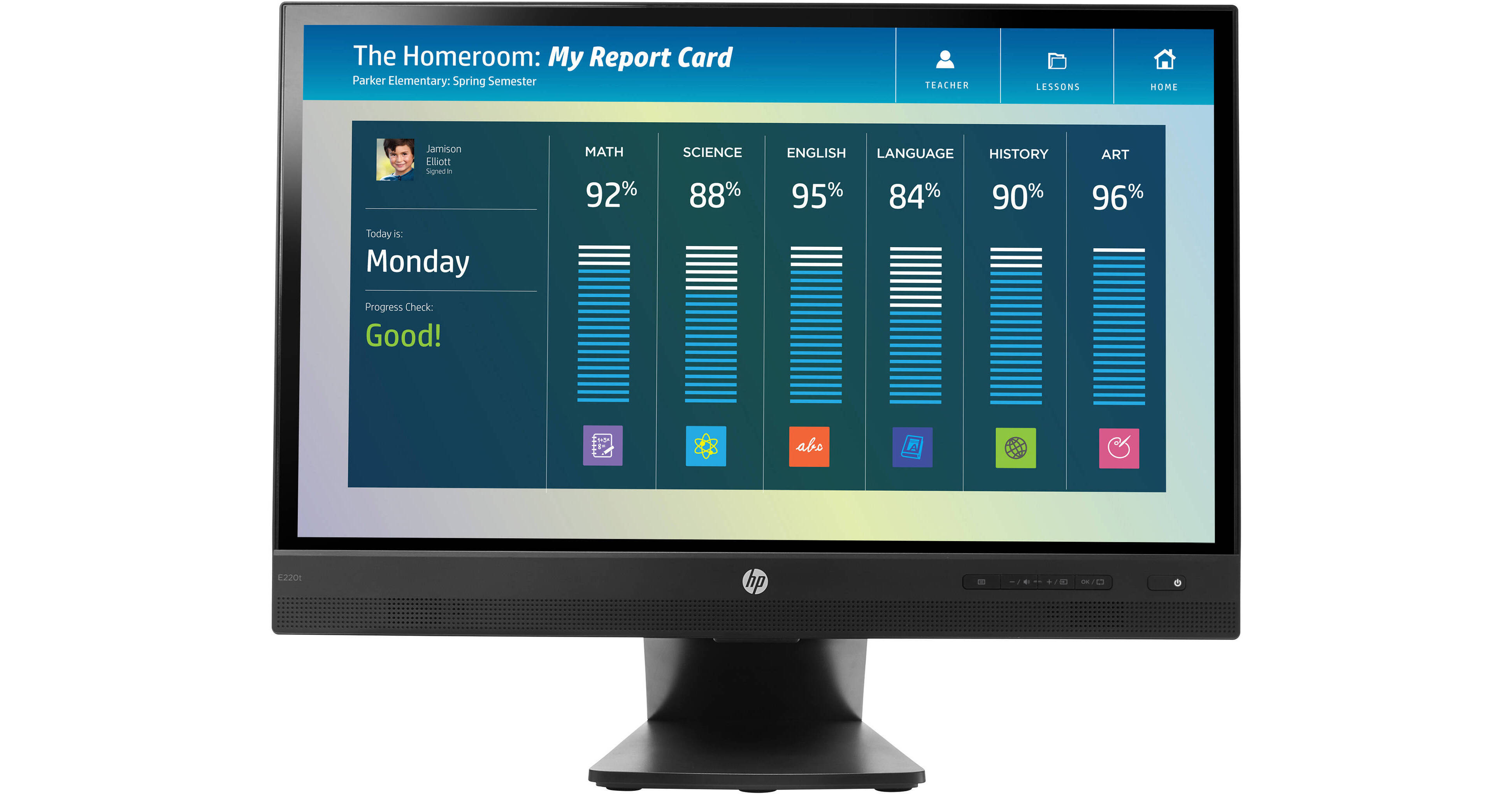 HP EliteDisplay E220t 21.5