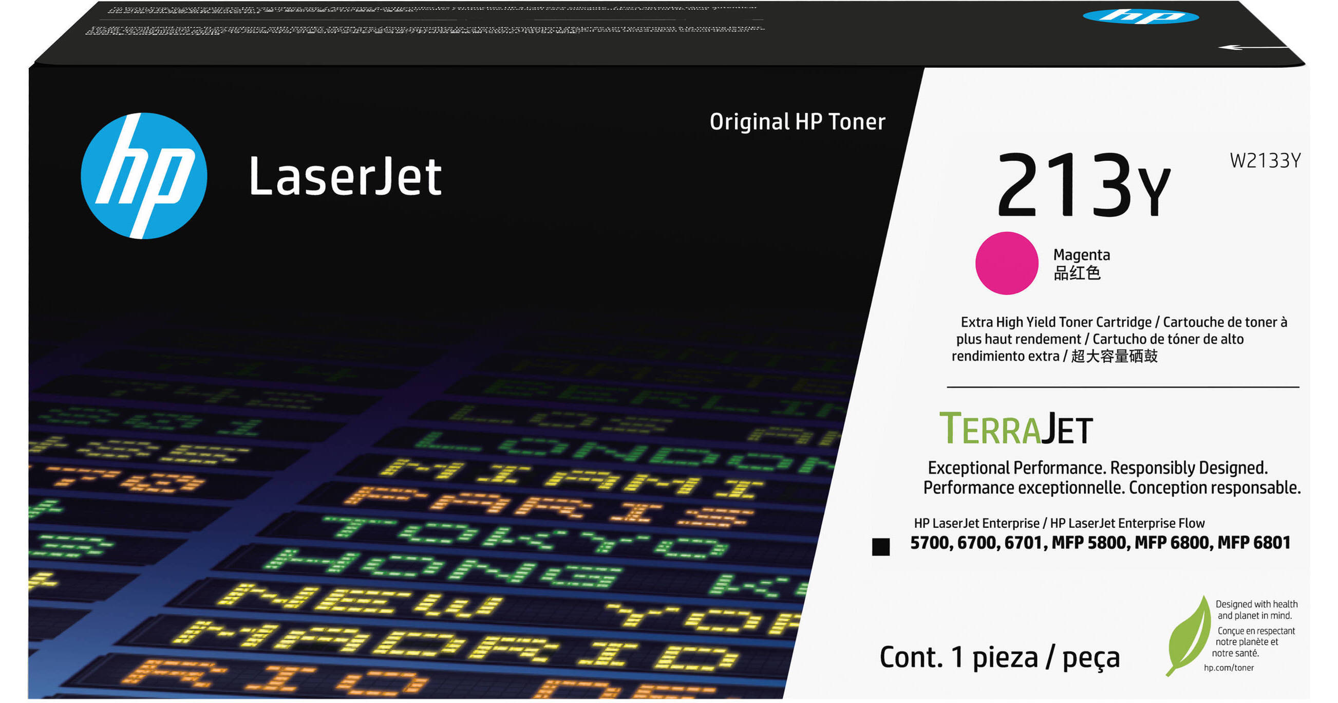 W2133Y - Cartouche laser HP originale magenta (12 000 pages) main image 0