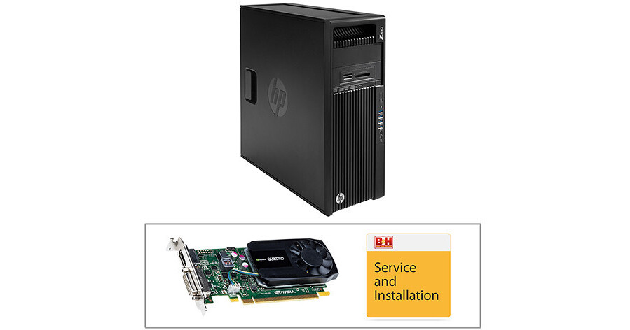 HP Z440 Series F1M47UT Turnkey Workstation with PNY Quadro K620