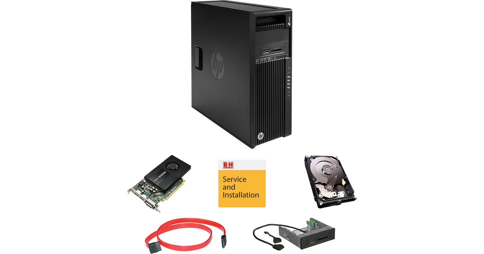 HP Z440 Series L0P72UT Turnkey Workstation with Quadro K2200,