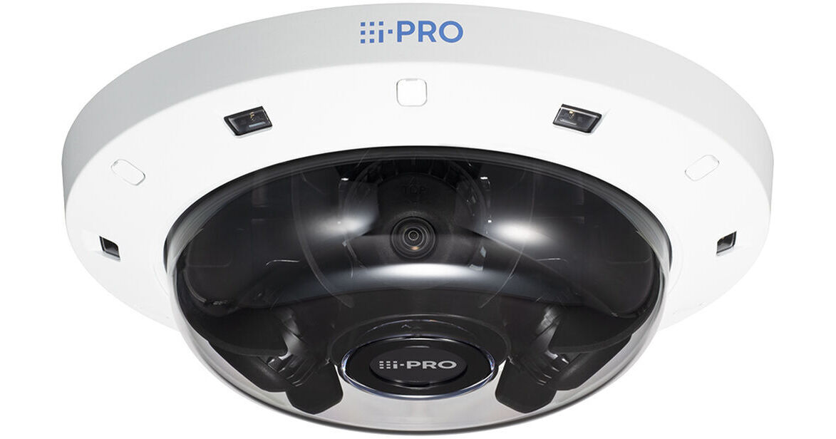 i-PRO WV-S8543L 12MP Outdoor 3-Sensor Network Dome WV-S8543L B&H