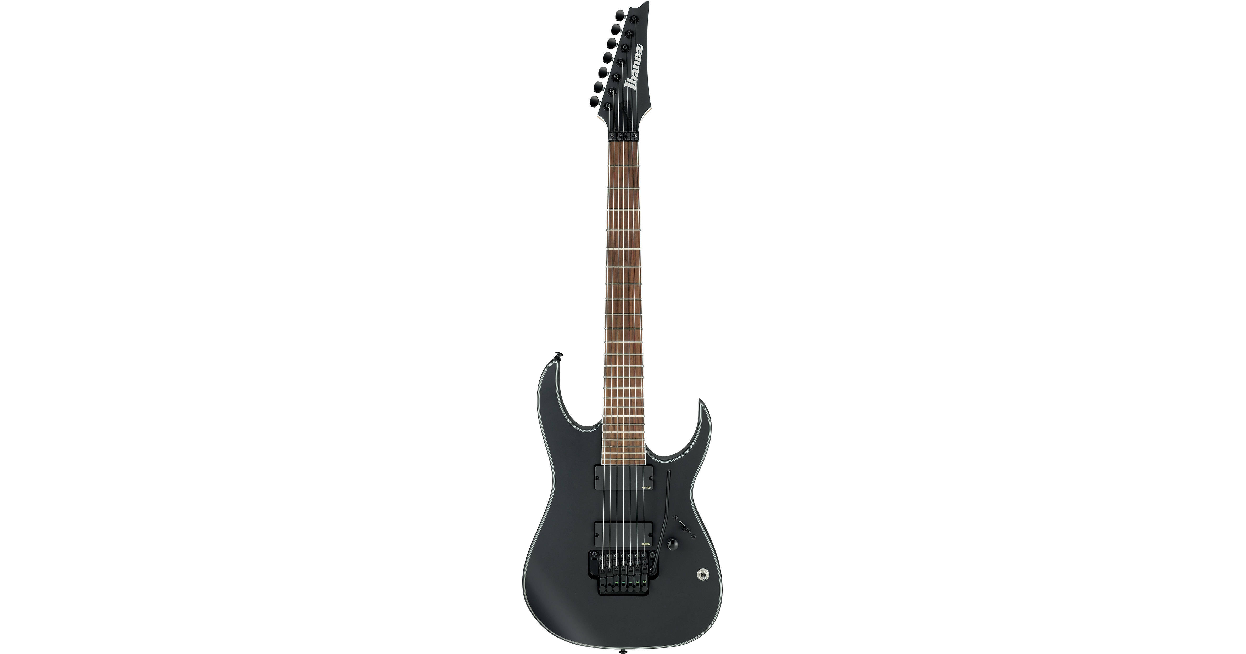 Ibanez RGIR37BE Black Flat 7弦 Ibanez RGIR37BE RG Iron Label Series 7-String RGIR37BEBKF B&H