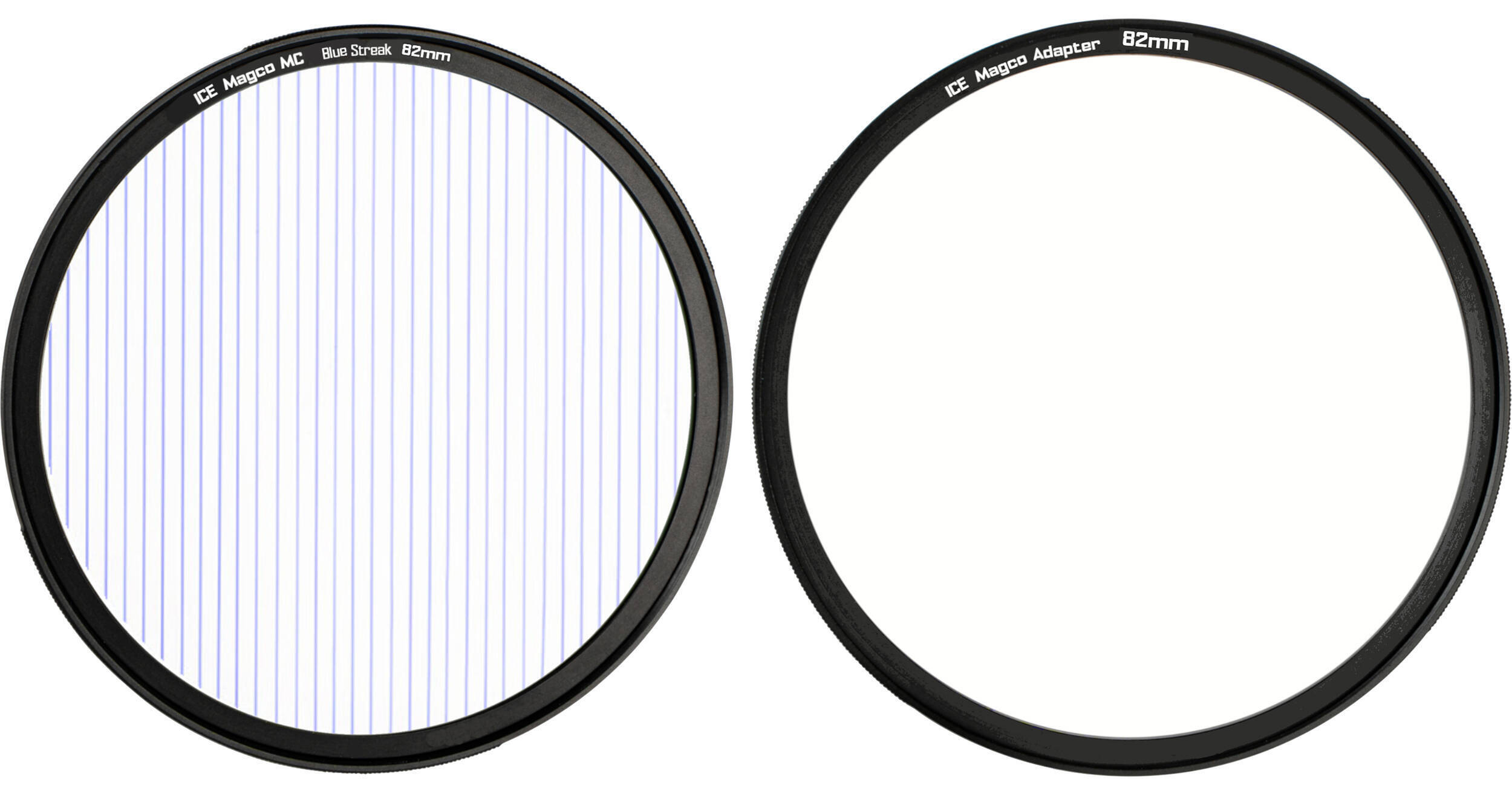 Ice Blue Streak Anamorphic Filter with Magnetic Adapter IMC-BS82