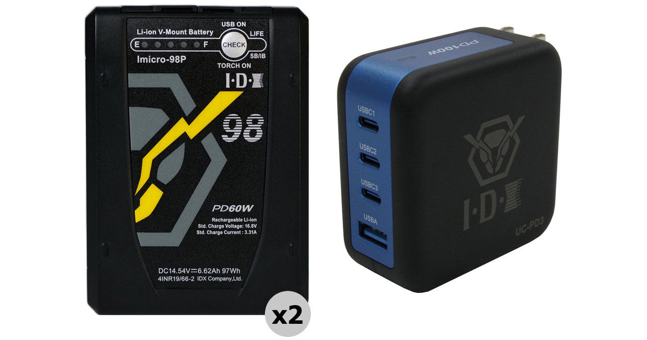IDX System Technology Imicro-98P Kit with 2 TRAVEL2IMICRO B&H