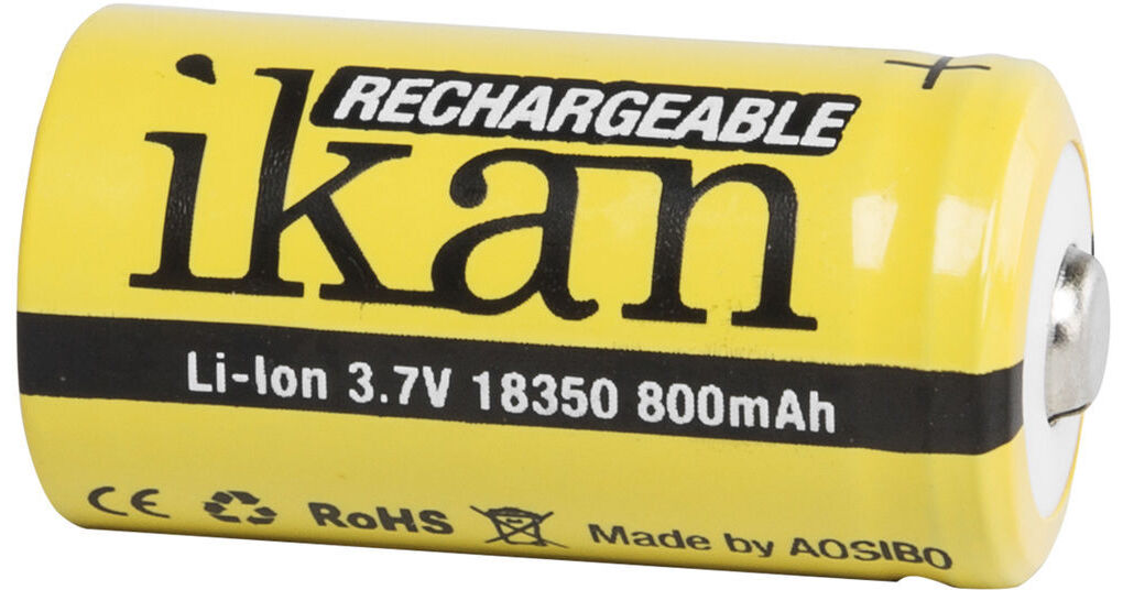 ikan 18350 Lithium-Ion Battery (3.7V, 800mAh) IB-18350-8 B&H