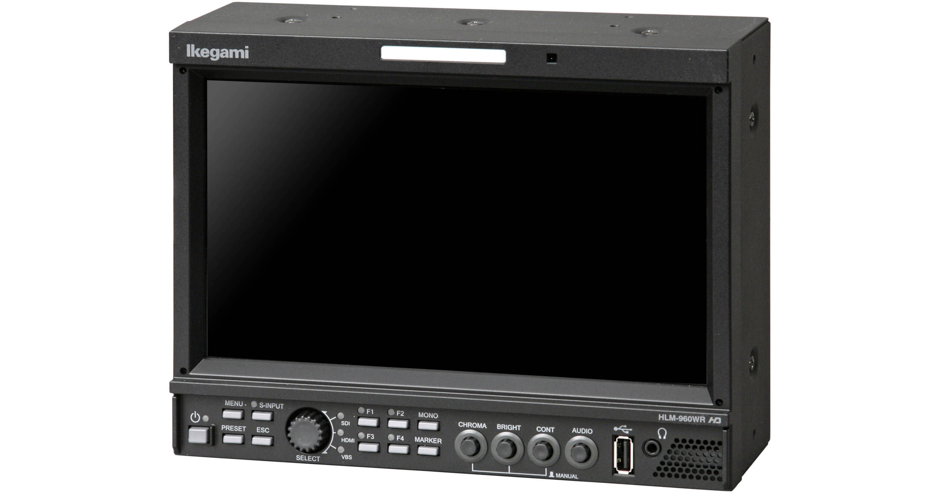 Widescreen Sdtv Ikegami 9-Inch Hdtv/Sdtv Mulc-Format Lcd Monitor, HLM-960WRRM