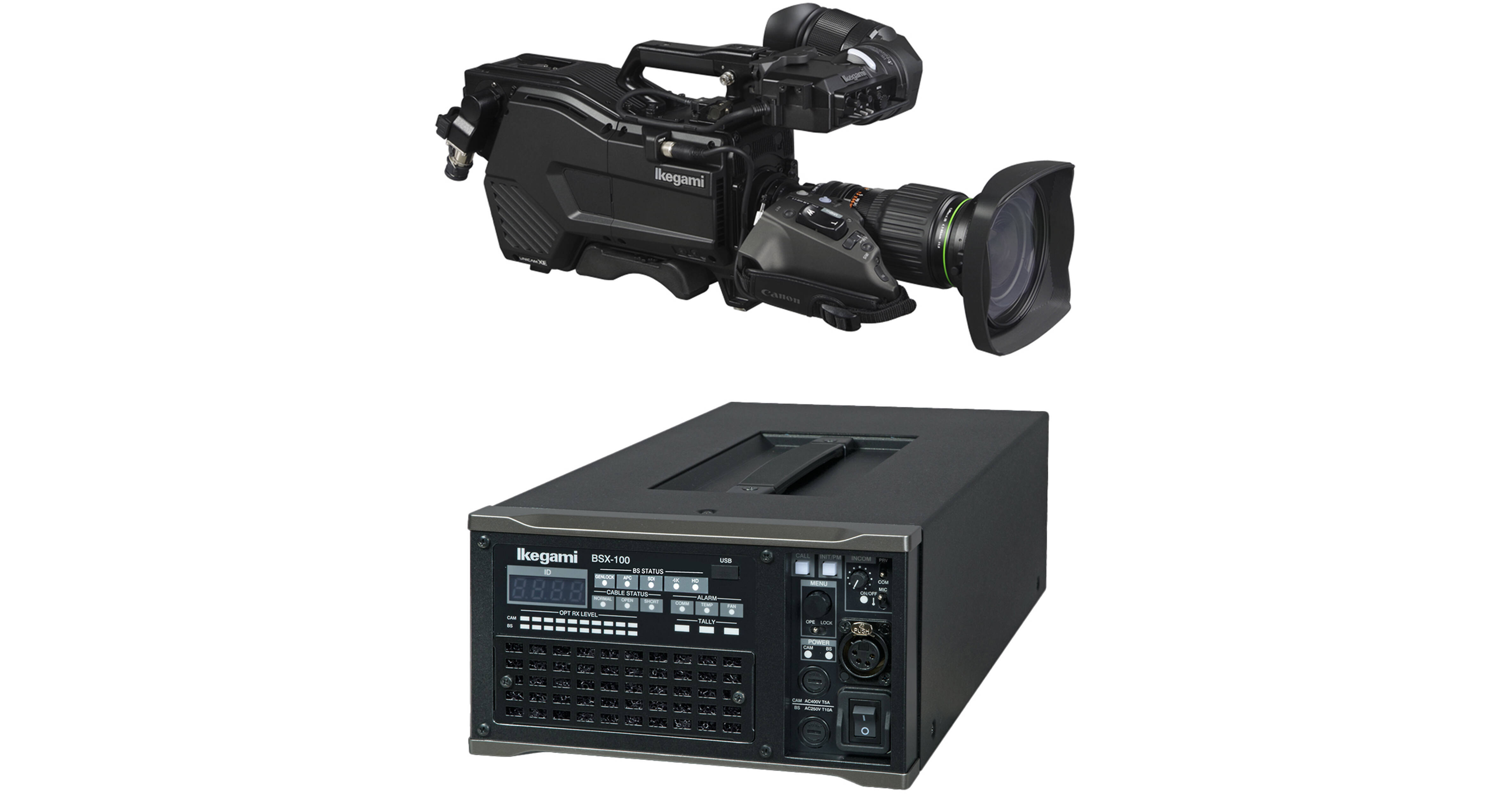 ビデオカメラIkegami HC-300、 82CL-UP1300Hケース鍵付き Ikegami UHK-X600 4K Upgradeable HD Portable Camera UHK-X600/BX