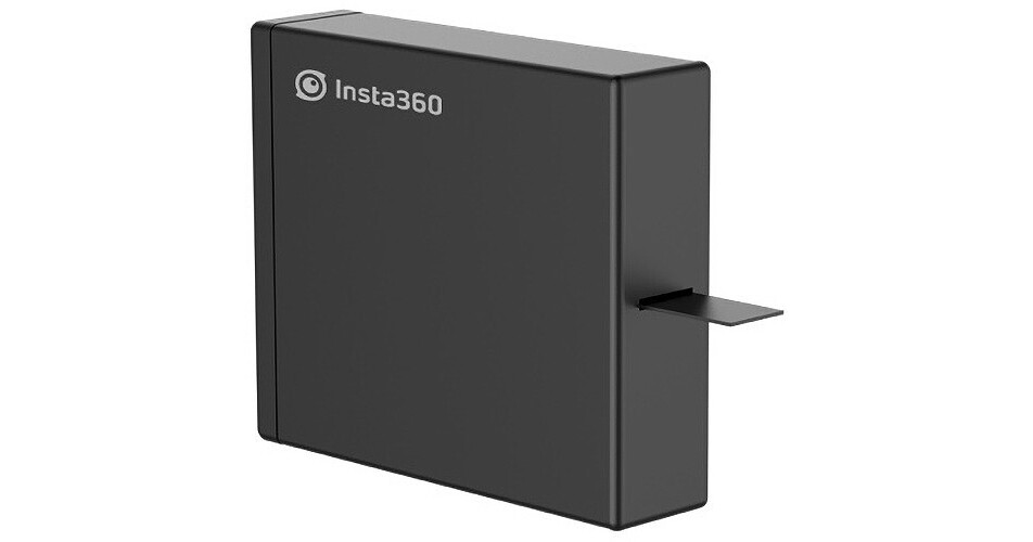Batterie Insta360 One X Noir Rouge Rotatif - Mini Trépied Adaptateur Pour Insta360 One X X2 R Insta360 X5 Batterie
