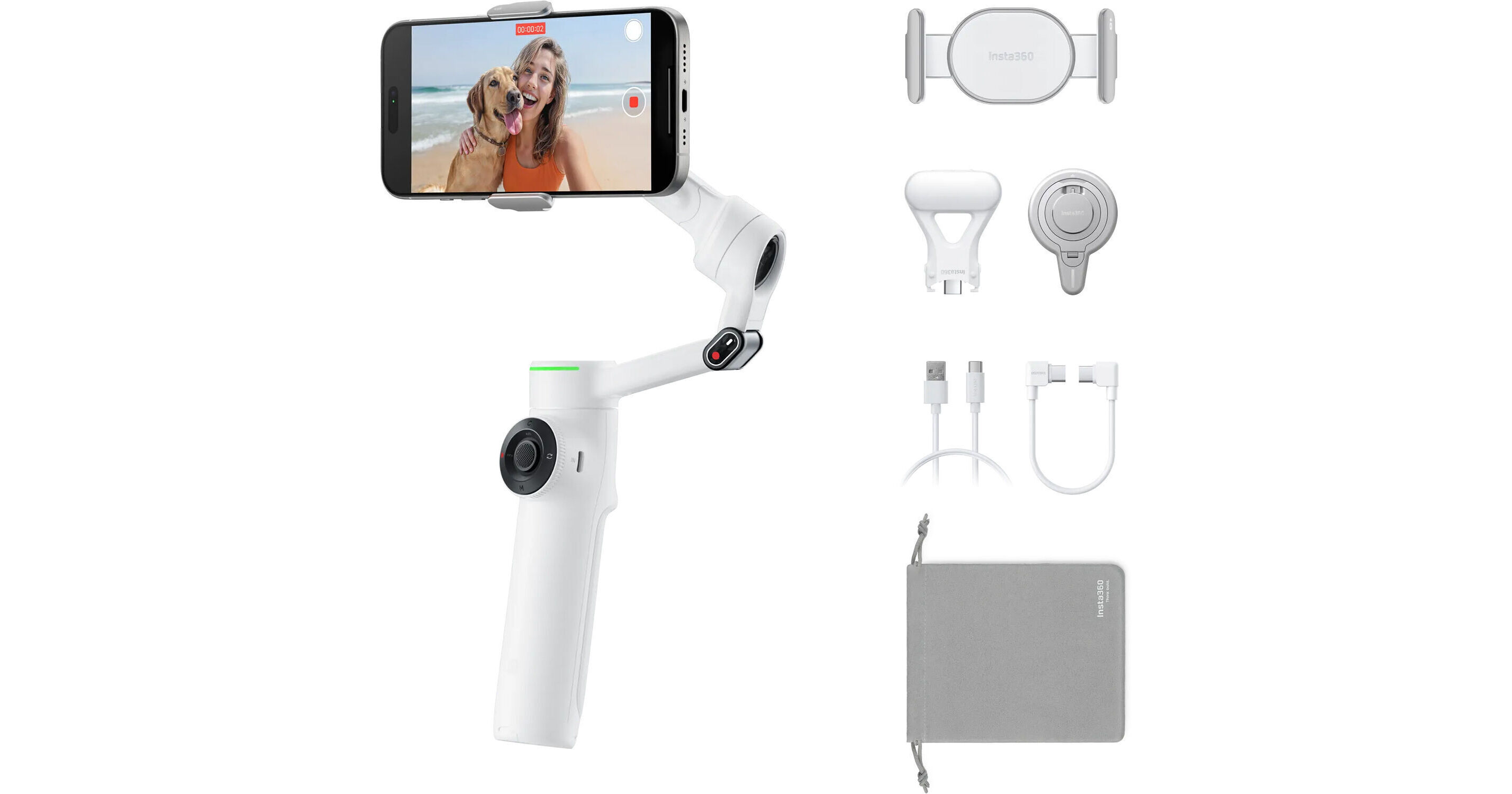 Insta360 Flow 2 Pro Smartphone Gimbal Stabilizer Insta360 Flow 2 Pro Smartphone Gimbal Stabilizer