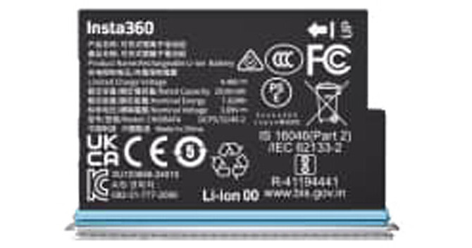 Insta360 X4 Batterij 2290 mAh camera accu