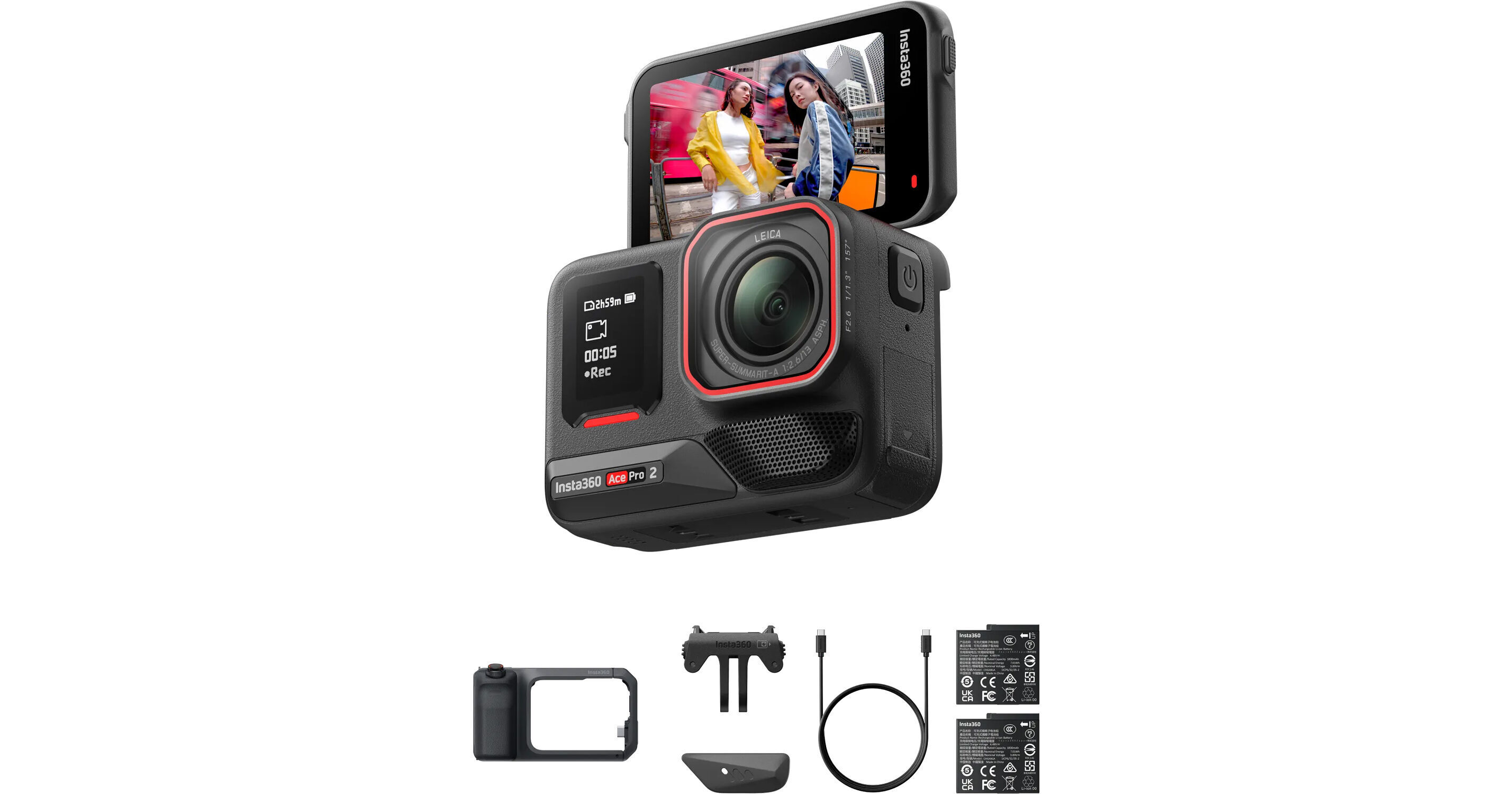 Insta360 Ace Pro 2 Action Camera Dual-Battery