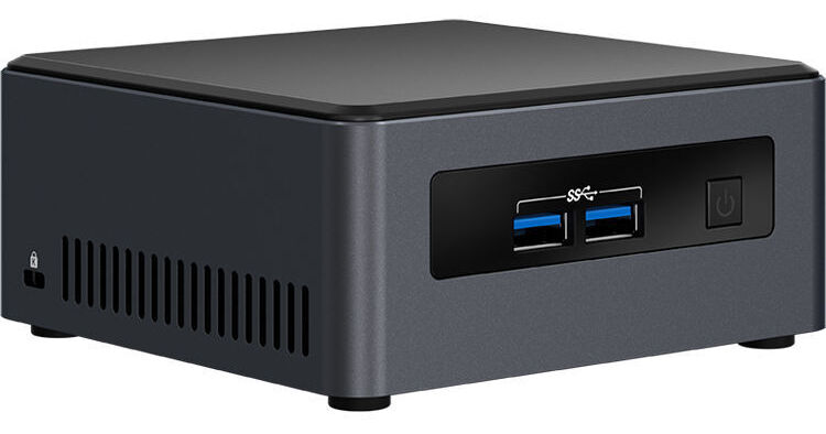 Intel NUC Dawson Canyon i7 Kit (Tall) BLKNUC7I7DNH1E B&H Photo