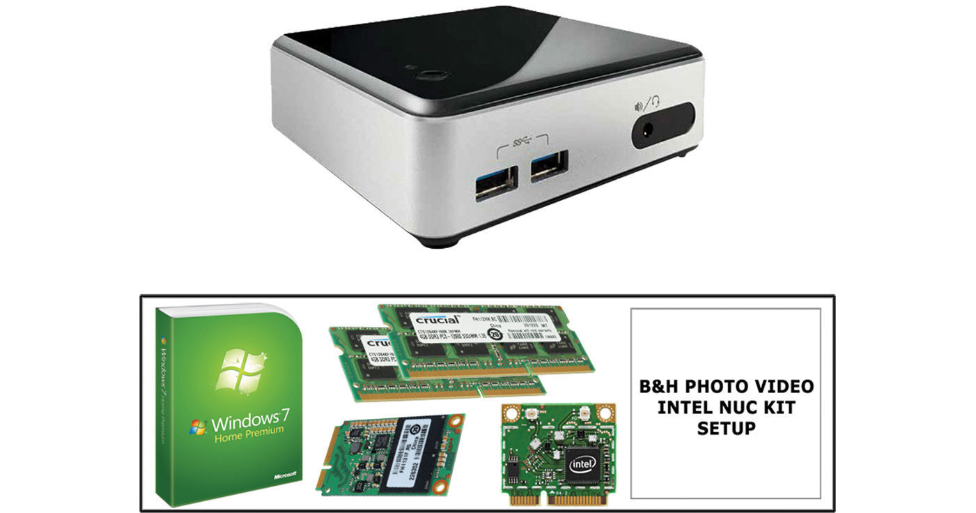 Intel NUC 3台セット Intel D34010WYK NUC Desktop Computer Kit B&H Photo Video