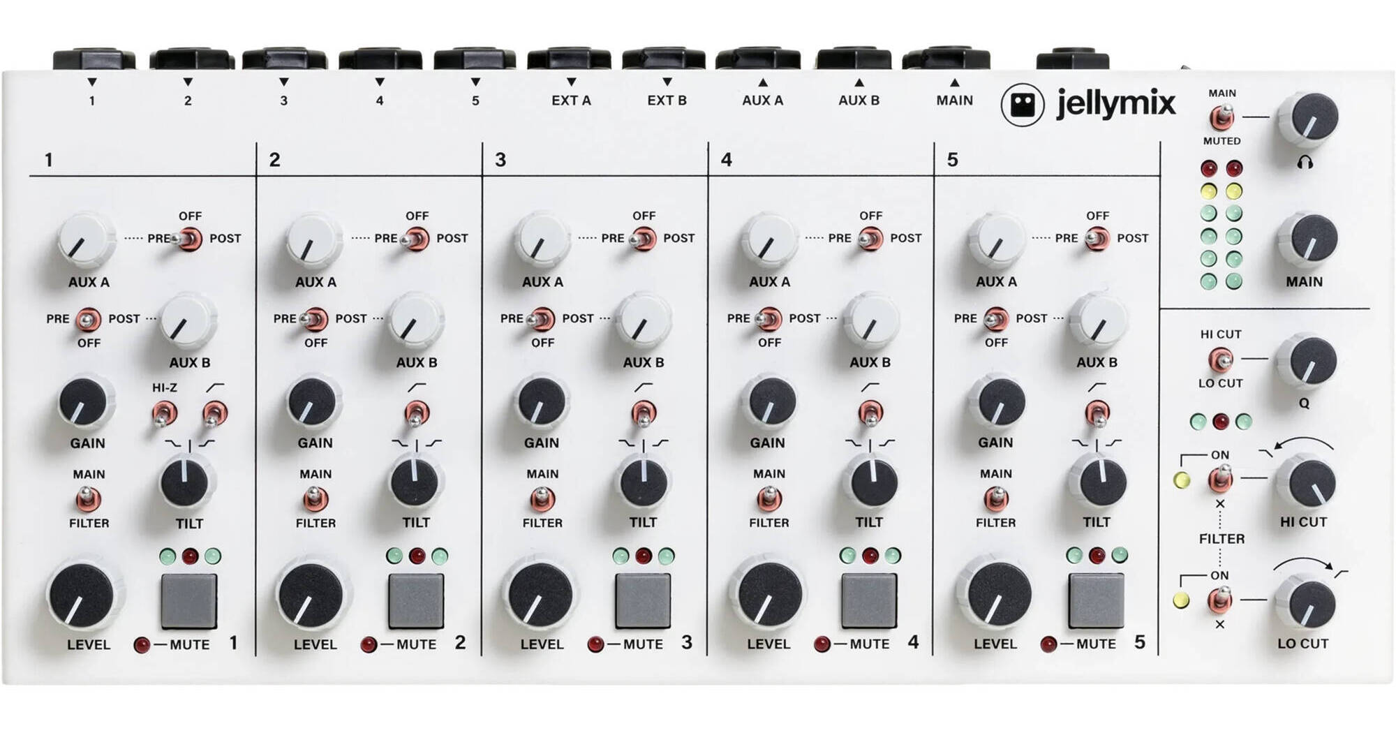 Styro Mix intellijel Jellymix Compact Stereo Performance JELLYMIX-WHITE