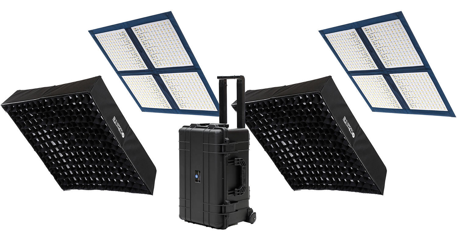 Intellytech LiteCloth LC-160RGBW 2 x 2' Foldable LED 2-Mat Kit