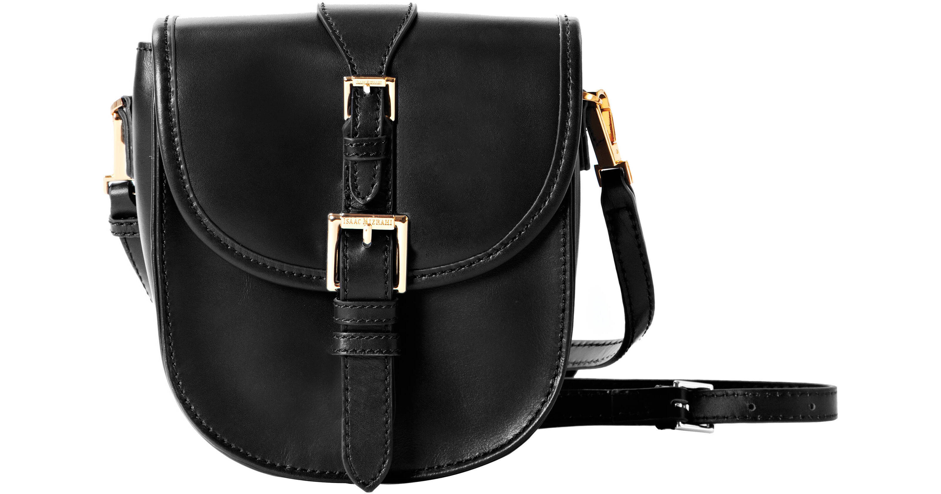 ISAAC MIZRAHI The Jane Cross-Body Camera Bag (Black) IM22902-BK