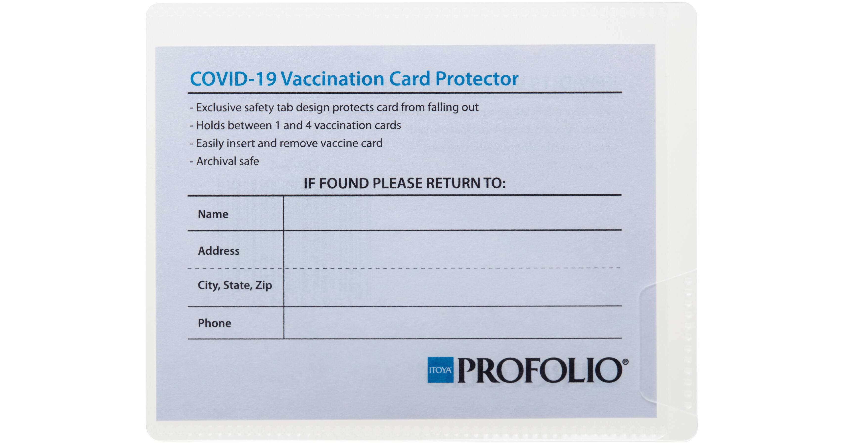sleeves for vaccination cards Vaccine Card Holder Protector Waterproof Sleeve Cover CDC Immunization –  Arae case main image 1