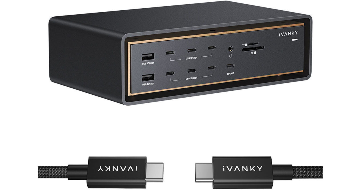 iVANKY FusionDock Ultra ドッキングステーション iVANKY FusionDock Ultra 29-in-1 USB-C Docking Station VCD30Z B&H