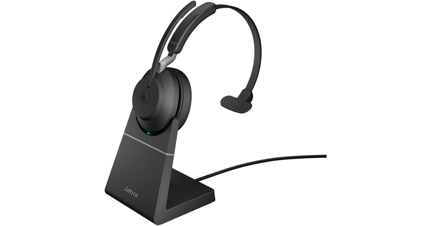 Jabra Evolve2 65 Mono Wireless On-Ear Headset 26599-889-989 B&H