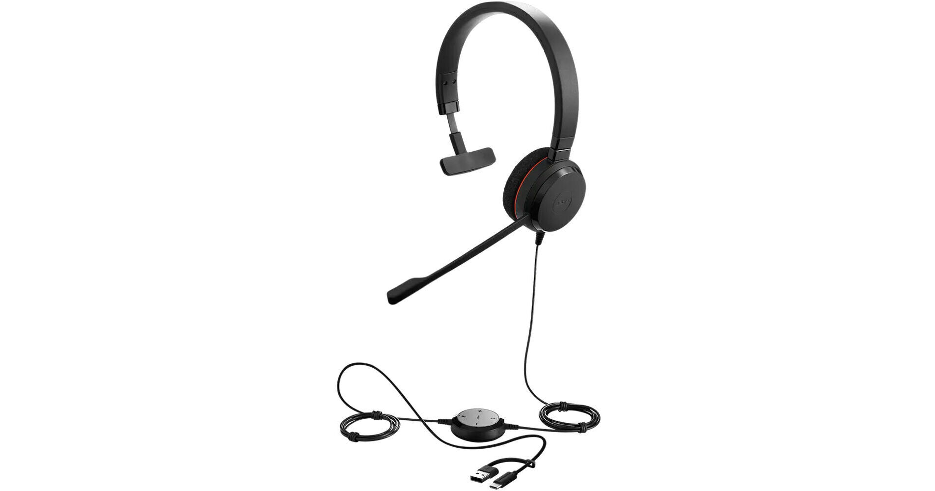 Java Evolve 20 Jabra Evolve 20 SE Mono USB-C/A Headset 4993-829-489-01 B&H