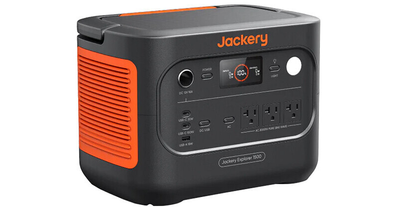 Jackery Explorer 1500 v2 Portable Power Station 21-0001-000368