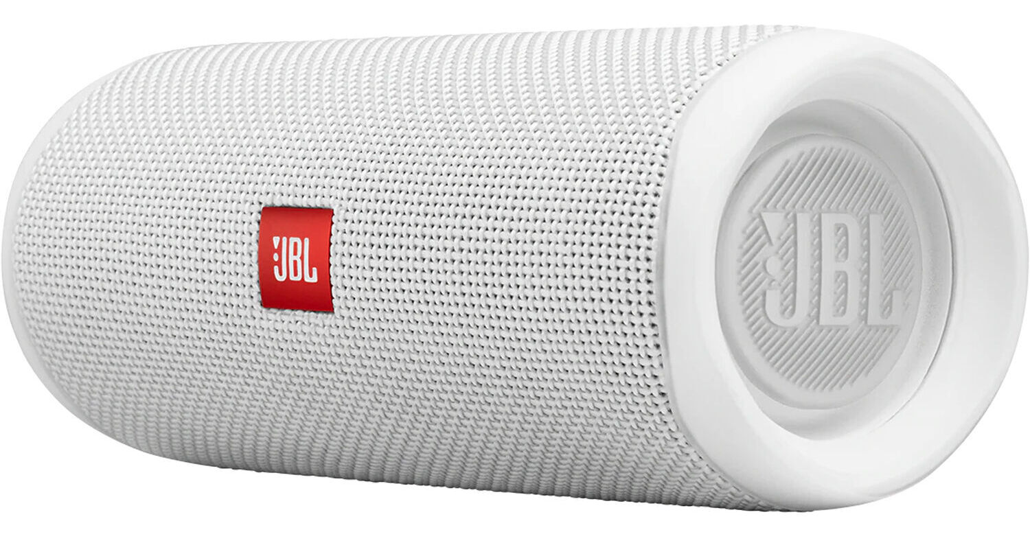 JBL Flip 5 Waterproof Bluetooth Speaker JBLFLIP5WHTAM B&H Photo
