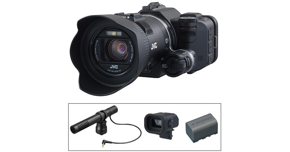 JVC GC-PX100 Full HD Compact Camcorder Kit B&H Photo Video